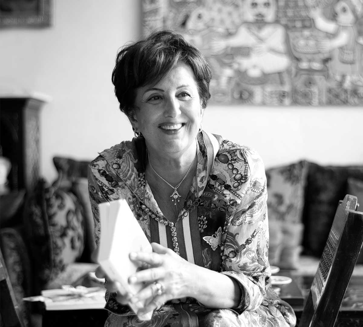 Salwa Tazi, chez elle à Rabat