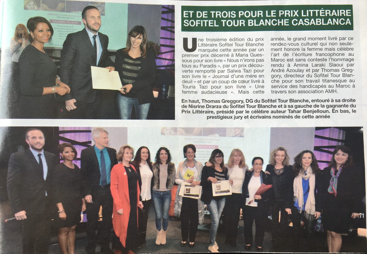 Prix Littéraire Sofitel Tour Blanche